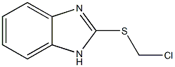 1H-Benzimidazole,2-[(chloromethyl)thio]-(9CI) 结构式