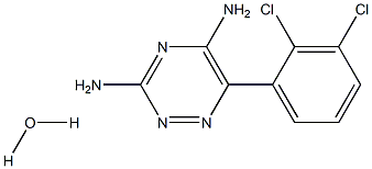 化合物 LAMOTRIGINE HYDRATE 结构式