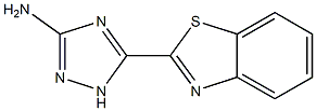 1H-1,2,4-Triazol-3-amine,5-(2-benzothiazolyl)-(9CI) 结构式