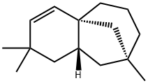 (4aR,8S)-1,2,5,6,7,8,9,9aβ-Octahydro-2,2,8-trimethyl-4a,8-methano-4aH-benzocycloheptene 结构式