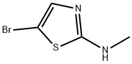 5-溴-N-甲基噻唑-2-胺 结构式