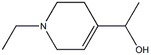 1-Ethyl-1,2,3,6-tetrahydro-α-methyl-4-pyridinemethanol 结构式