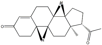 (8α,10α)-Progesterone 结构式