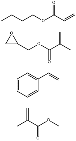 苯乙烯和甲基丙烯酸环氧甲酯(二异丁烯酸缩水)的聚合物 结构式