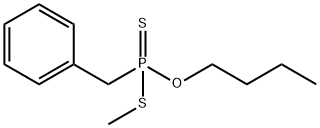 benzyl-butoxy-methylsulfanyl-sulfanylidene-phosphorane 结构式