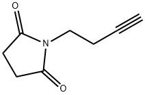 1-(丁-3-炔-1-基)吡咯烷-2,5-二酮 结构式