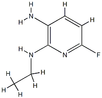 2,3-Pyridinediamine,N2-ethyl-6-fluoro-(9CI) 结构式