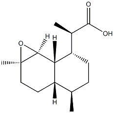 ALPHA-环氧二氢青蒿酸 结构式