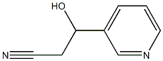 3-Pyridinepropanenitrile,beta-hydroxy-(9CI) 结构式