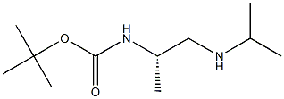 Carbamic acid, [(1S)-1-methyl-2-[(1-methylethyl)amino]ethyl]-, 1,1- 结构式