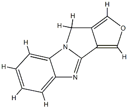 10H-Furo[3,4:3,4]pyrrolo[1,2-a]benzimidazole(9CI) 结构式