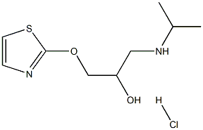 化合物 TAZOLOL HCL 结构式