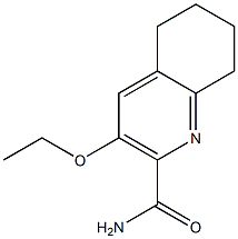 2-Quinolinecarboxamide,3-ethoxy-5,6,7,8-tetrahydro-(9CI) 结构式