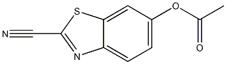 2-Benzothiazolecarbonitrile,6-(acetyloxy)-(9CI) 结构式