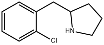 2-[(2-chlorophenyl)methyl]pyrrolidine 结构式