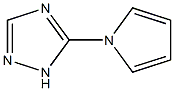 1H-1,2,4-Triazole,3-(1H-pyrrol-1-yl)-(9CI) 结构式