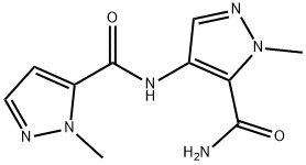 1H-Pyrazole-5-carboxamide,1-methyl-4-[[(1-methyl-1H-pyrazol-5- 结构式