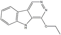 5H-Pyridazino[4,5-b]indole,4-ethoxy-(9CI) 结构式