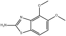 2-Benzothiazolamine,4,5-dimethoxy-(9CI) 结构式