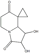 Spiro[cyclopropane-1,8(5H)-indolizine]-3,7(2H,6H)-dione, dihydro-1,2-dihydroxy- (9CI) 结构式