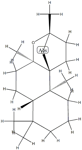 8α,13:9α,13-Diepoxy-14,15-dinorlabdane 结构式