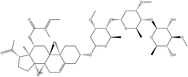 OXYPEUCEDANIN HYDRATE (P) 结构式