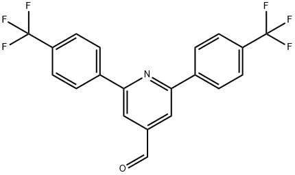 2,6-二(4-(三氟甲基)苯基)异尼古丁醛 结构式