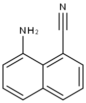 1-Naphthalenecarbonitrile,8-amino-(9CI) 结构式