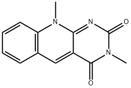 3,10-dimethyl-5-deazaisoalloxazine 结构式