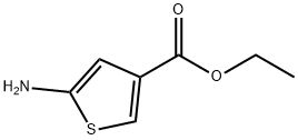 5-氨基噻吩-3-羧酸乙酯 结构式