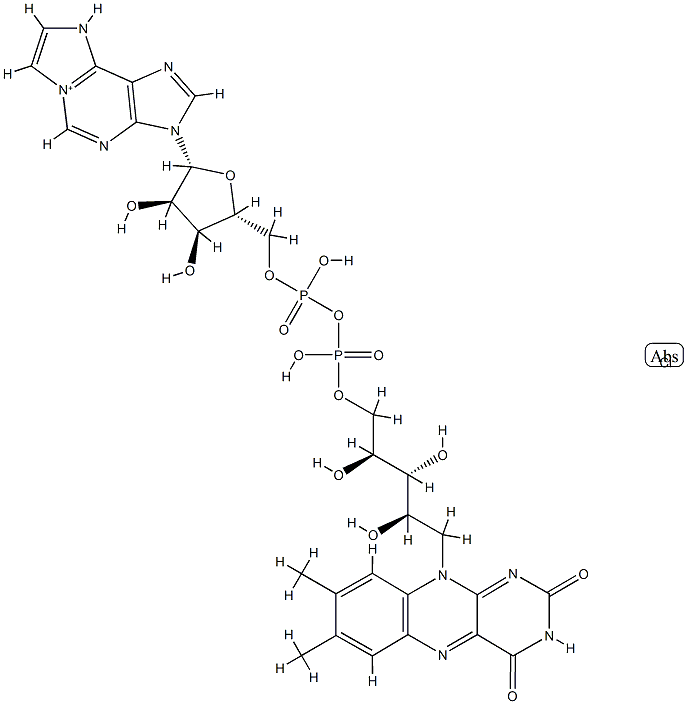 flavin 1,N(6)-ethenoadenine dinucleotide 结构式