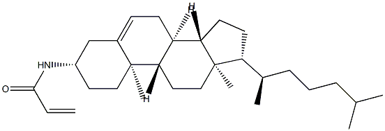 N-(Cholest-5-en-3β-yl)acrylamide 结构式