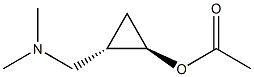 Cyclopropanol, 2-[(dimethylamino)methyl]-, acetate (ester), (1R,2S)-rel- (9CI) 结构式