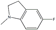 1H-Indole,5-fluoro-2,3-dihydro-1-methyl-(9CI) 结构式