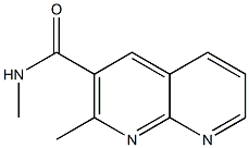 1,8-Naphthyridine-3-carboxamide,N,2-dimethyl-(9CI) 结构式