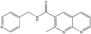 1,8-Naphthyridine-3-carboxamide,2-methyl-N-(4-pyridinylmethyl)-(9CI) 结构式