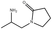 2-Pyrrolidinone,1-(2-aminopropyl)-(9CI) 结构式