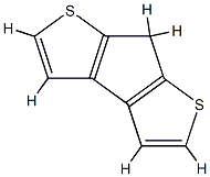 7H-Cyclopenta[1,2-b:4,3-b']dithiophene 结构式