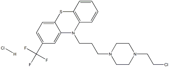 FLUPHENAZINE-N-2-CHLOROETHANE (HYDROCHLORIDE) 结构式