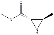 2-Aziridinecarboxamide,N,N,3-trimethyl-,(2R,3S)-rel-(9CI) 结构式