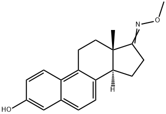 3-Hydroxy-1,3,5,7,9-estrapenten-17-one O-methyl oxime 结构式