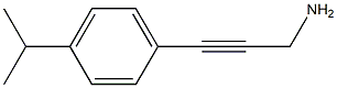 2-Propyn-1-amine,3-[4-(1-methylethyl)phenyl]-(9CI) 结构式