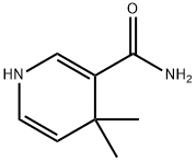 3-Pyridinecarboxamide,1,4-dihydro-4,4-dimethyl-(9CI) 结构式