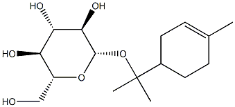 terpineol-O-glucopyranoside 结构式