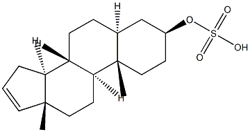 androst-16-en-3-ol sulfoconjugate 结构式
