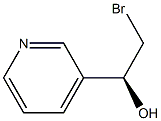 (S)-2-溴-1-(吡啶-3-基)乙烷-1-醇 结构式