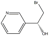 (R)-2-溴-1-(吡啶-3-基)乙烷-1-醇 结构式