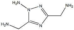 1H-1,2,4-Triazole-3,5-dimethanamine,1-amino-(9CI) 结构式