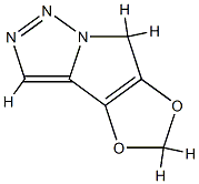 7H-[1,3]Dioxolo[3,4]pyrrolo[1,2-c][1,2,3]triazole  (9CI) 结构式