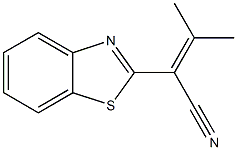 2-Benzothiazoleacetonitrile,alpha-(1-methylethylidene)-(9CI) 结构式